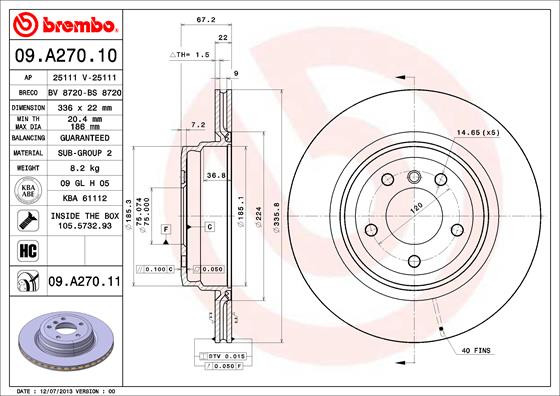BREMBO Bremsscheibe