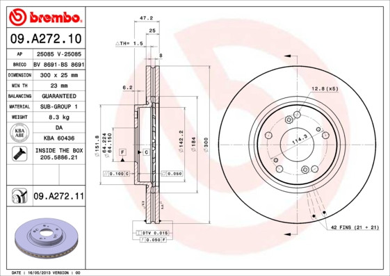 BREMBO Bremsscheibe