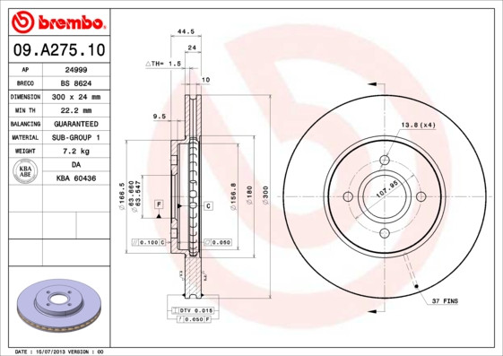 BREMBO Bremsscheibe