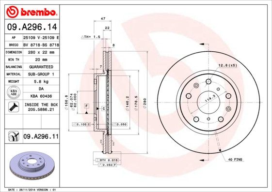 BREMBO Bremsscheibe