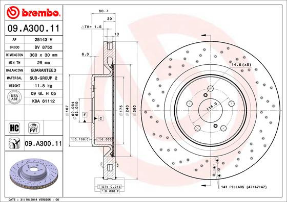 BREMBO Bremsscheibe