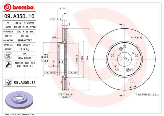 BREMBO Bremsscheibe