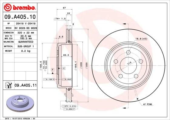 BREMBO Bremsscheibe