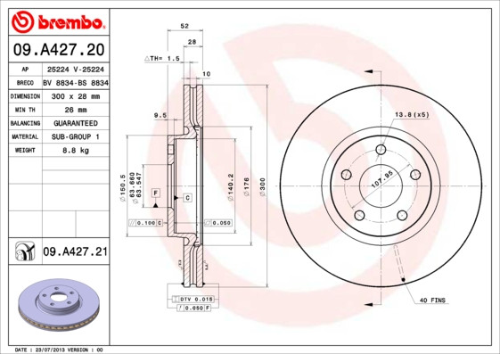 BREMBO Bremsscheibe