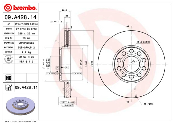 BREMBO Bremsscheibe