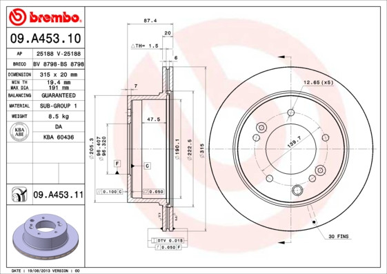 BREMBO Bremsscheibe