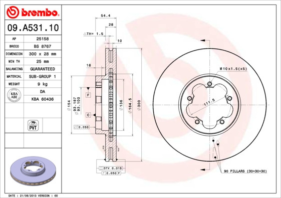 BREMBO Bremsscheibe