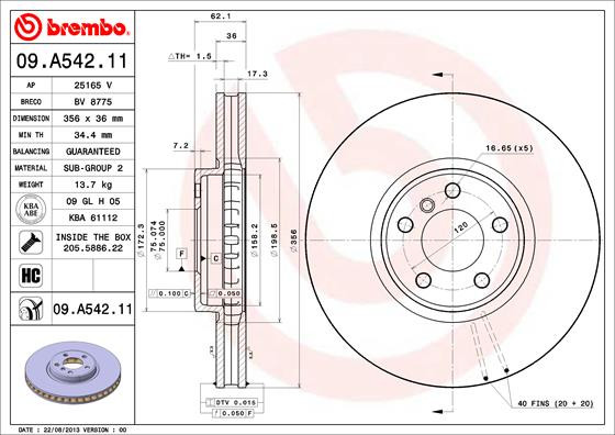 BREMBO Bremsscheibe