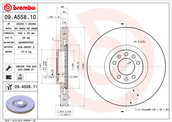 BREMBO Bremsscheibe
