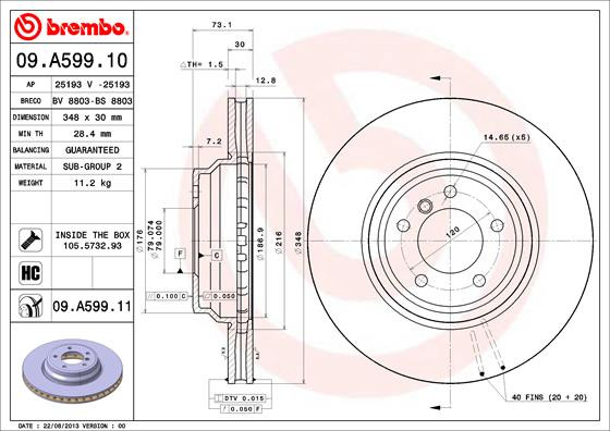 BREMBO Bremsscheibe