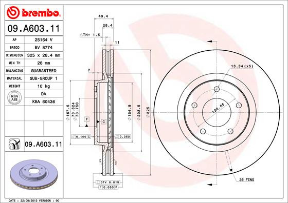 BREMBO Bremsscheibe