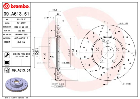 BREMBO Bremsscheibe