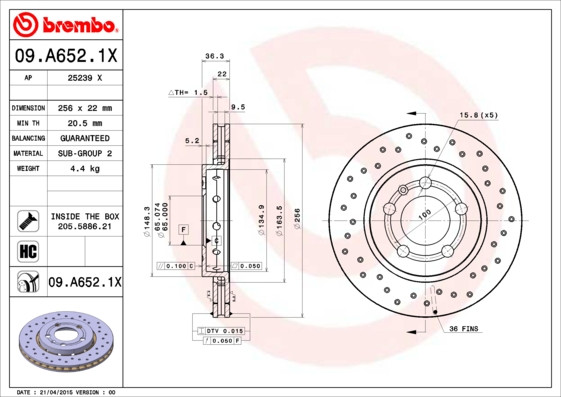 BREMBO Bremsscheibe