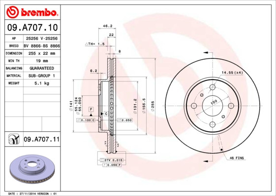 BREMBO Bremsscheibe