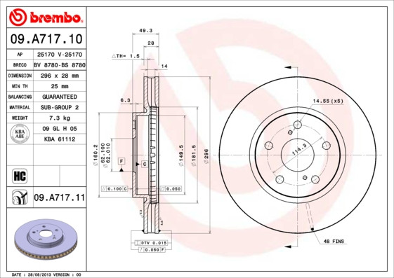 BREMBO Bremsscheibe