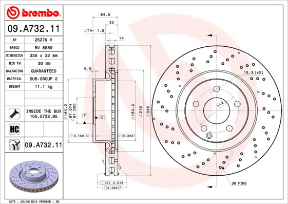 BREMBO Bremsscheibe