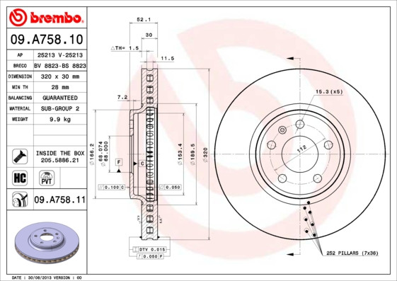 BREMBO Bremsscheibe