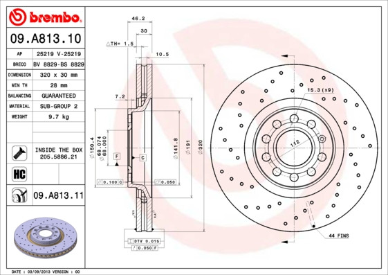 BREMBO Bremsscheibe