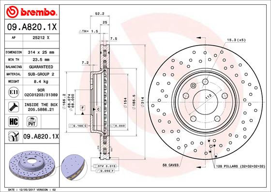 BREMBO Bremsscheibe