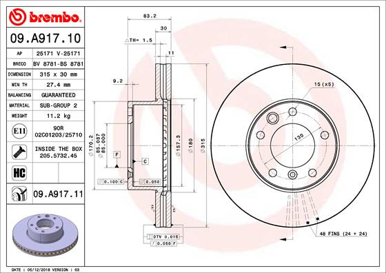 BREMBO Bremsscheibe