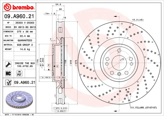 BREMBO Bremsscheibe