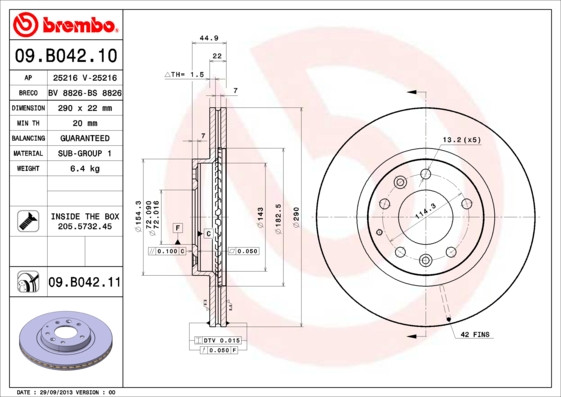 BREMBO Bremsscheibe