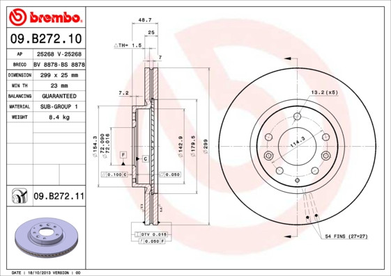 BREMBO Bremsscheibe