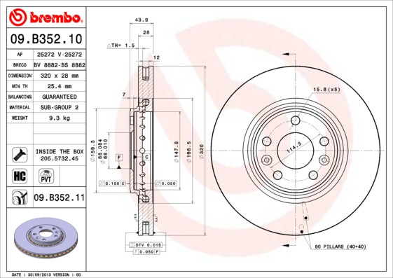 BREMBO Bremsscheibe