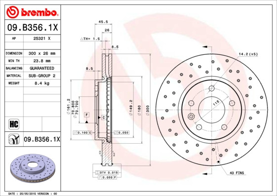 BREMBO Bremsscheibe