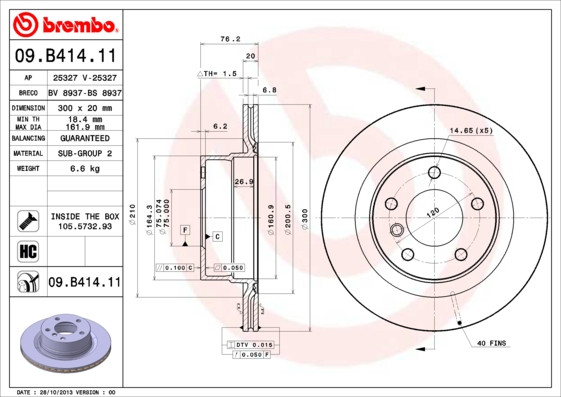 BREMBO Bremsscheibe