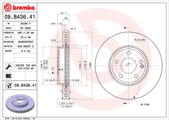 BREMBO Bremsscheibe
