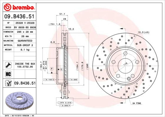 BREMBO Bremsscheibe