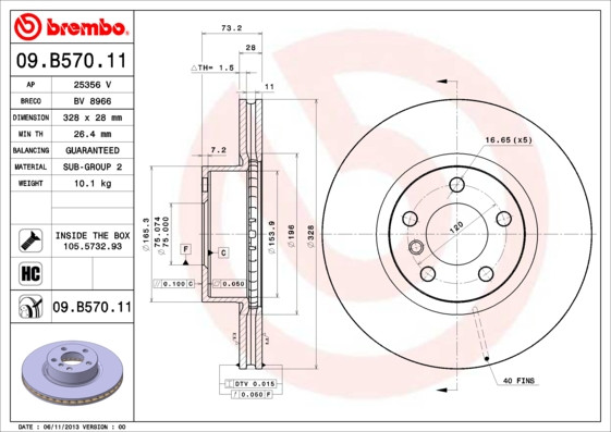 BREMBO Bremsscheibe