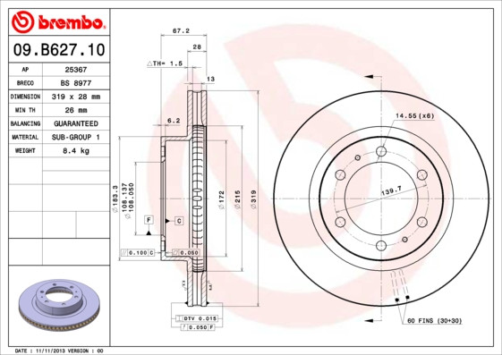 BREMBO Bremsscheibe