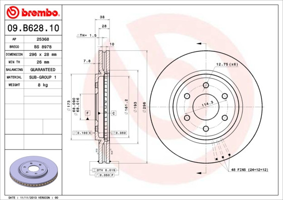 BREMBO Bremsscheibe