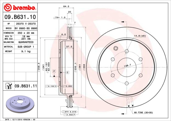 BREMBO Bremsscheibe