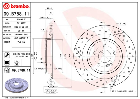 BREMBO Bremsscheibe