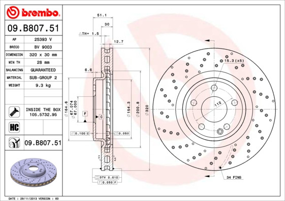 BREMBO Bremsscheibe