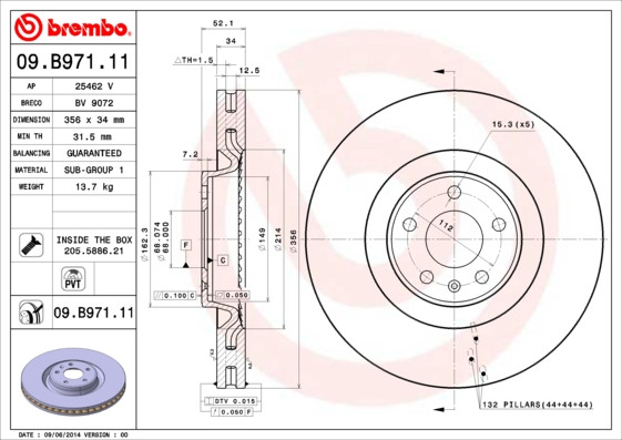 BREMBO Bremsscheibe