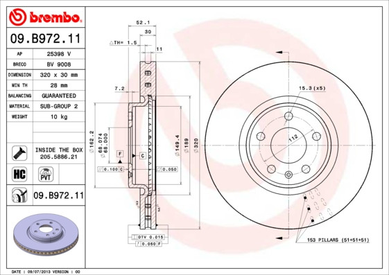 BREMBO Bremsscheibe