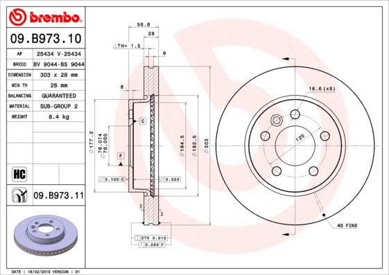 BREMBO Bremsscheibe