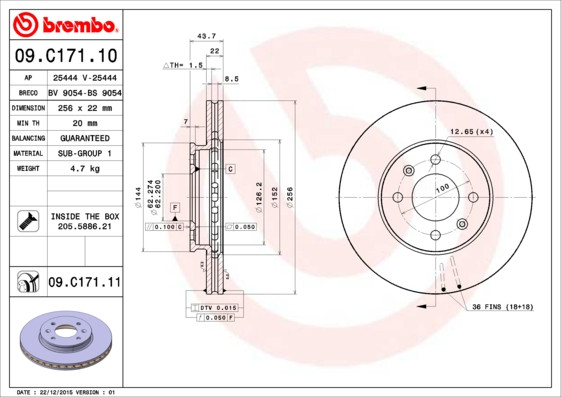 BREMBO Bremsscheibe