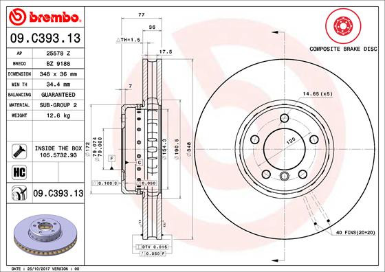 BREMBO Bremsscheibe