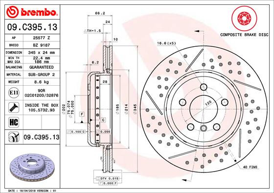 BREMBO Bremsscheibe