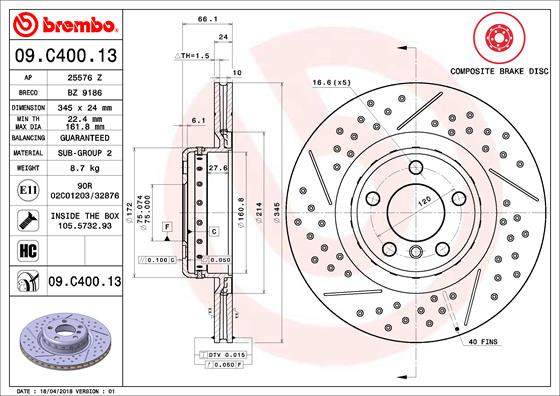 BREMBO Bremsscheibe