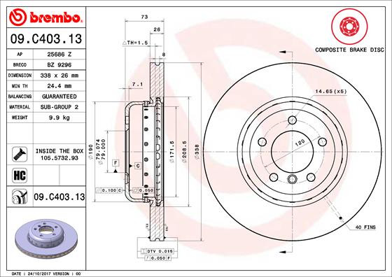BREMBO Bremsscheibe