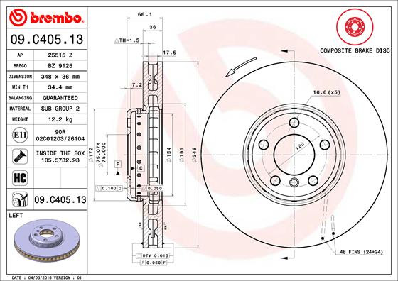 BREMBO Bremsscheibe