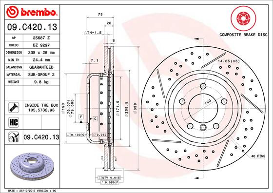 BREMBO Bremsscheibe