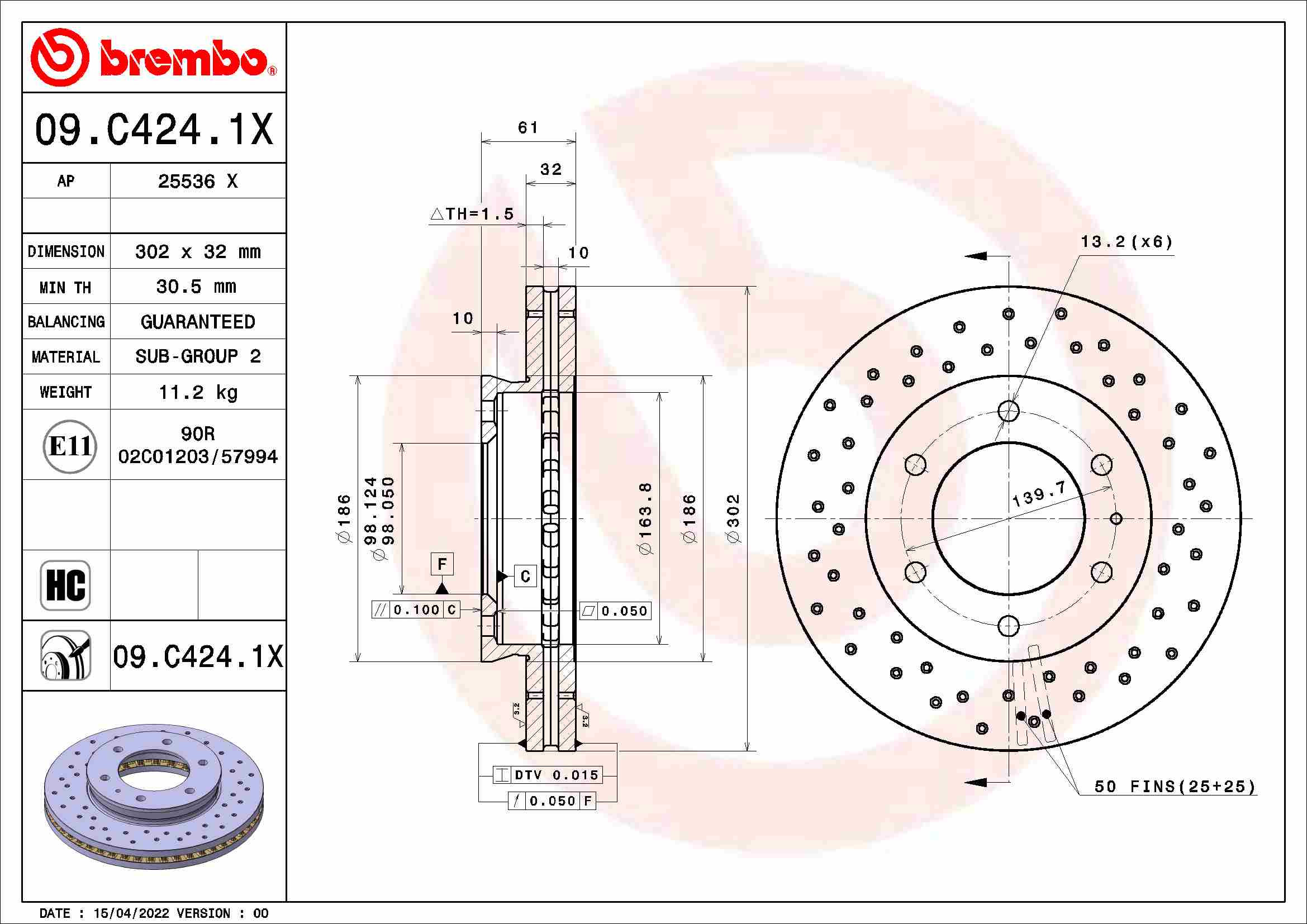 BREMBO Bremsscheibe