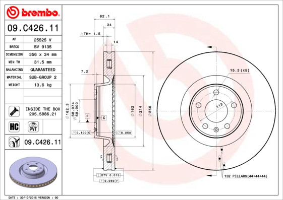 BREMBO Bremsscheibe
